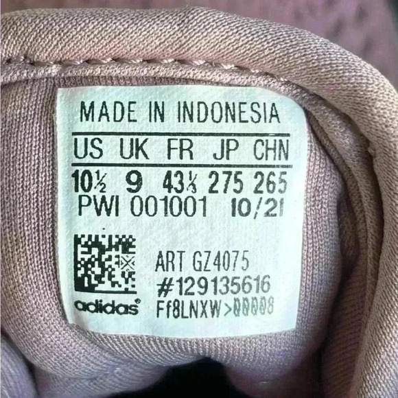 adidas EQ21 Running Shoe in Mauve Size 10.5 EUC - Picture 5 of 6